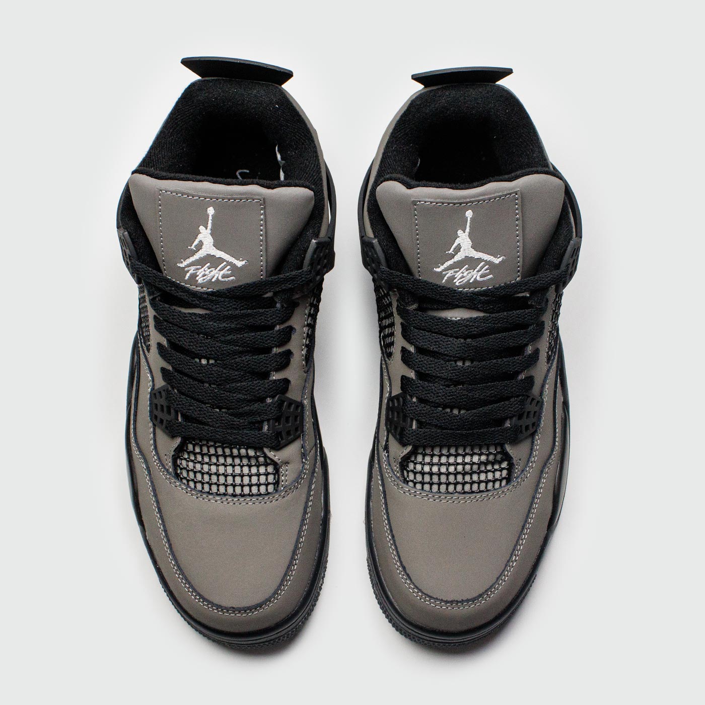 Кроссовки Nike Air Jordan 4 Grey / Black Ftwr. New Кроссовки Nike Air Jordan 4 Grey / Black Ftwr. New
