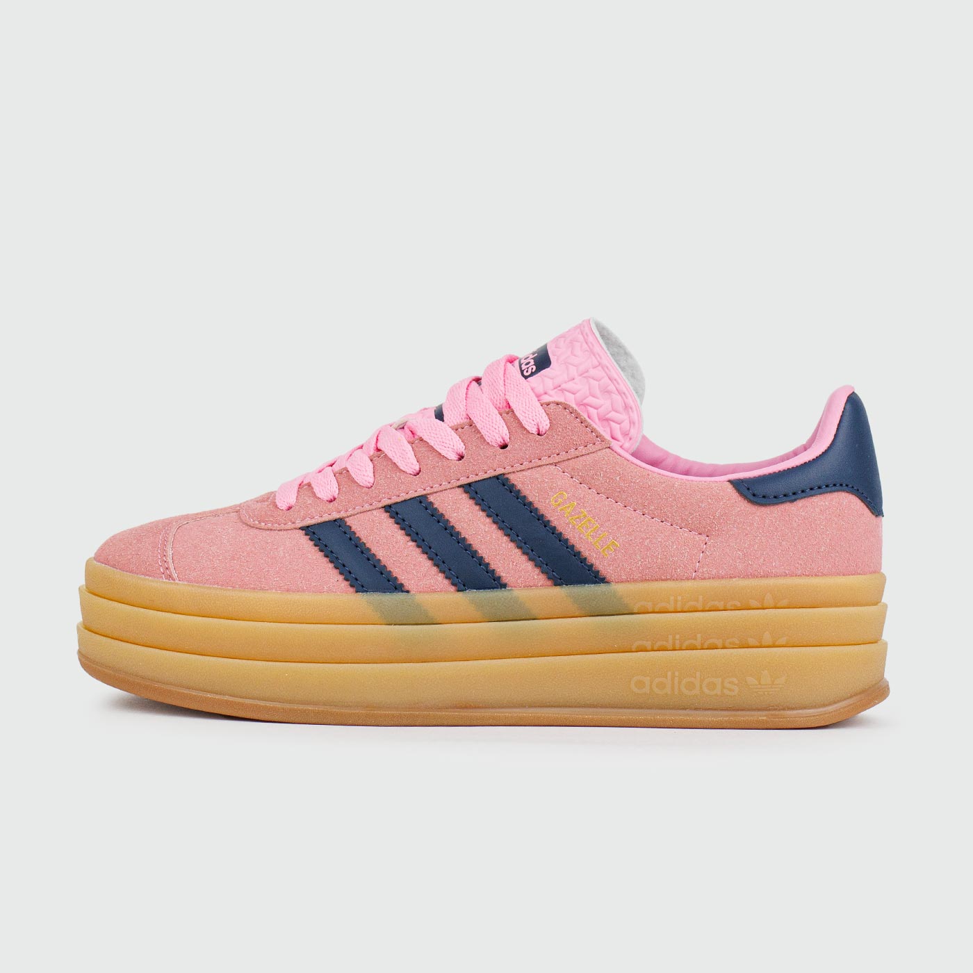 Кроссовки Adidas Gazelle Bold Pink / Blue Wmns Кроссовки Adidas Gazelle Bold Pink / Blue Wmns