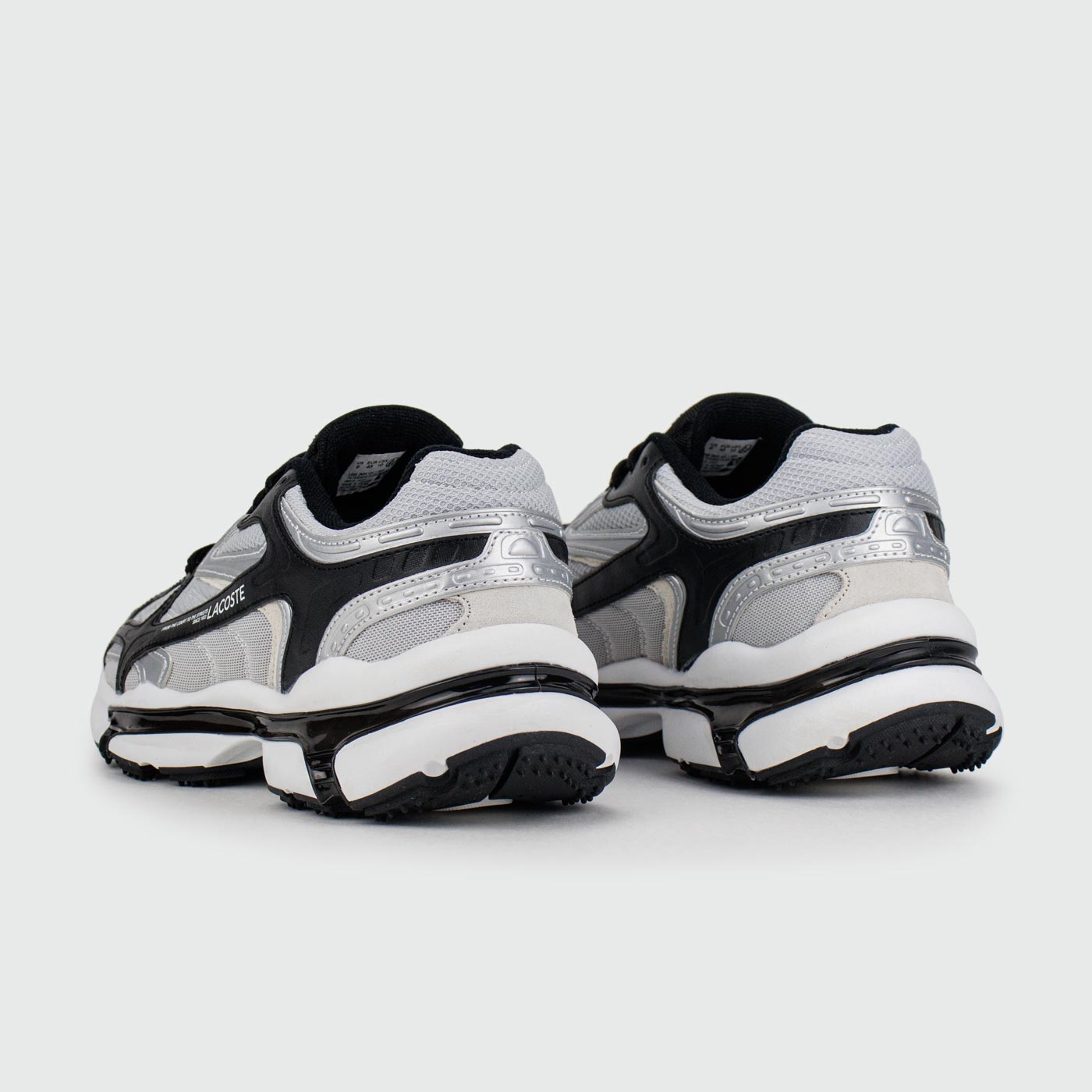 Кроссовки Lacoste LACOSTE L003 2K24 Silver Black White Кроссовки Lacoste LACOSTE L003 2K24 Silver Black White