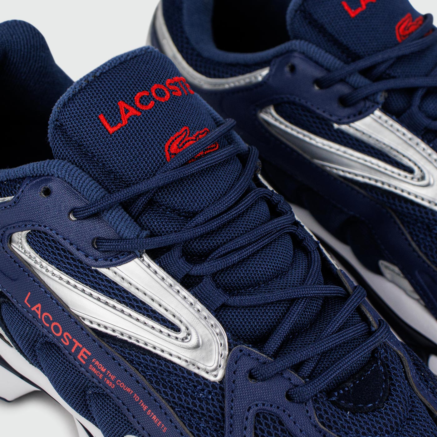 Кроссовки Lacoste LACOSTE L003 2K24 Blue Silver White Кроссовки Lacoste LACOSTE L003 2K24 Blue Silver White